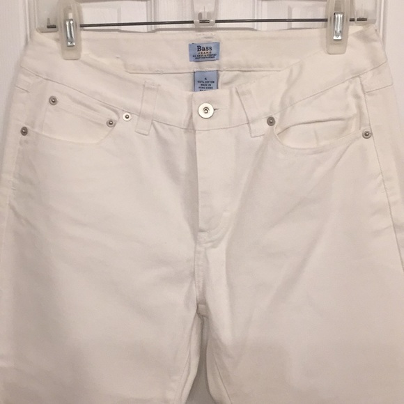 Bass cuffed white jeans - Picture 2 of 5